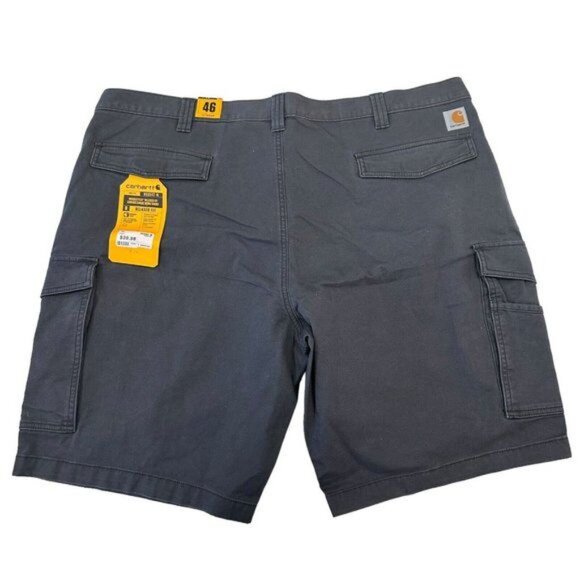 Carhartt Rugged Flex Gray Canvas Cargo Short Men SZ 46 Relaxed Fit With Tags - Picture 8 of 13